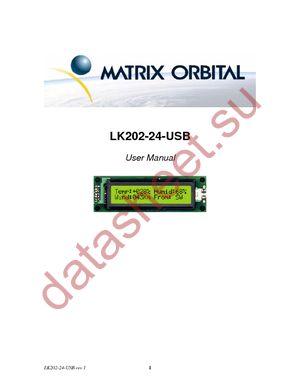 LK202-24-USB-FA datasheet  